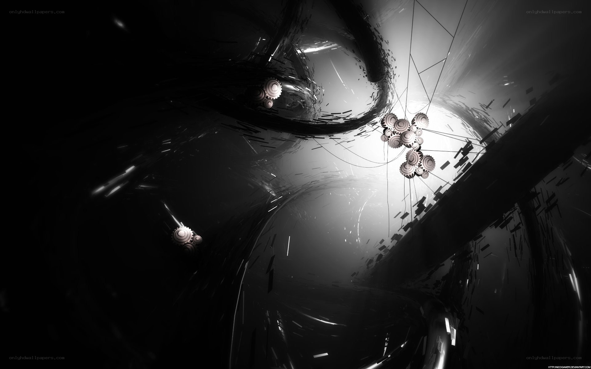 abstract mechanical tunnel