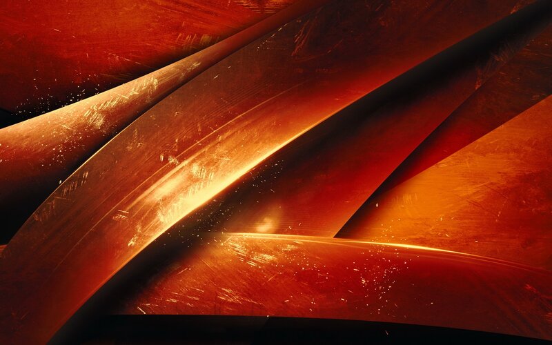 Abstract Metal Curves