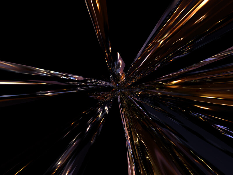 Abstract Metallic Burst