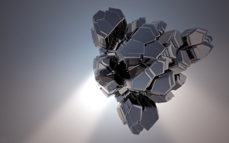 abstract metallic cluster