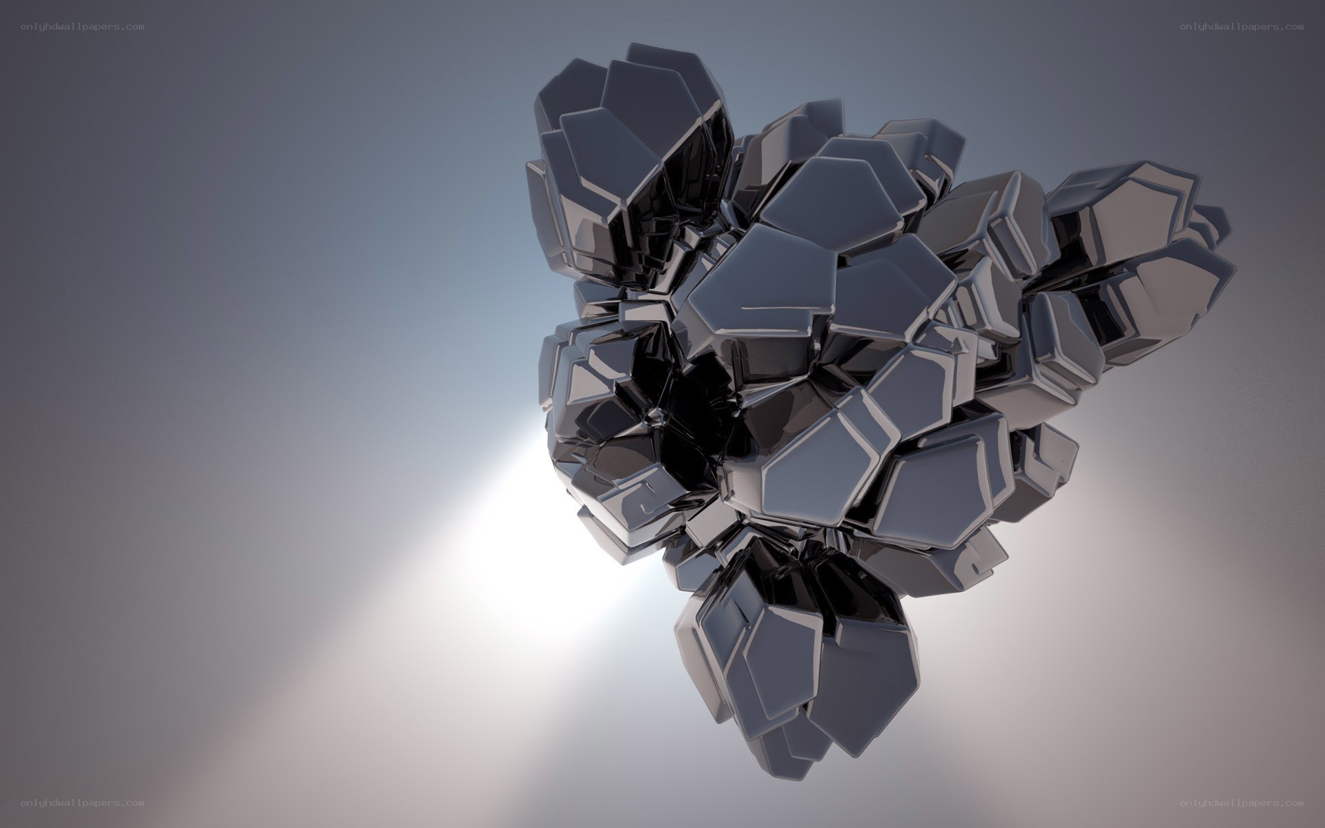 abstract metallic cluster