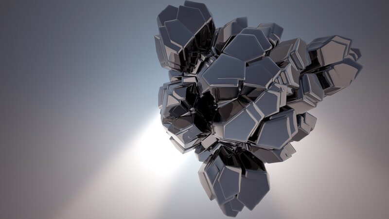 abstract metallic cluster