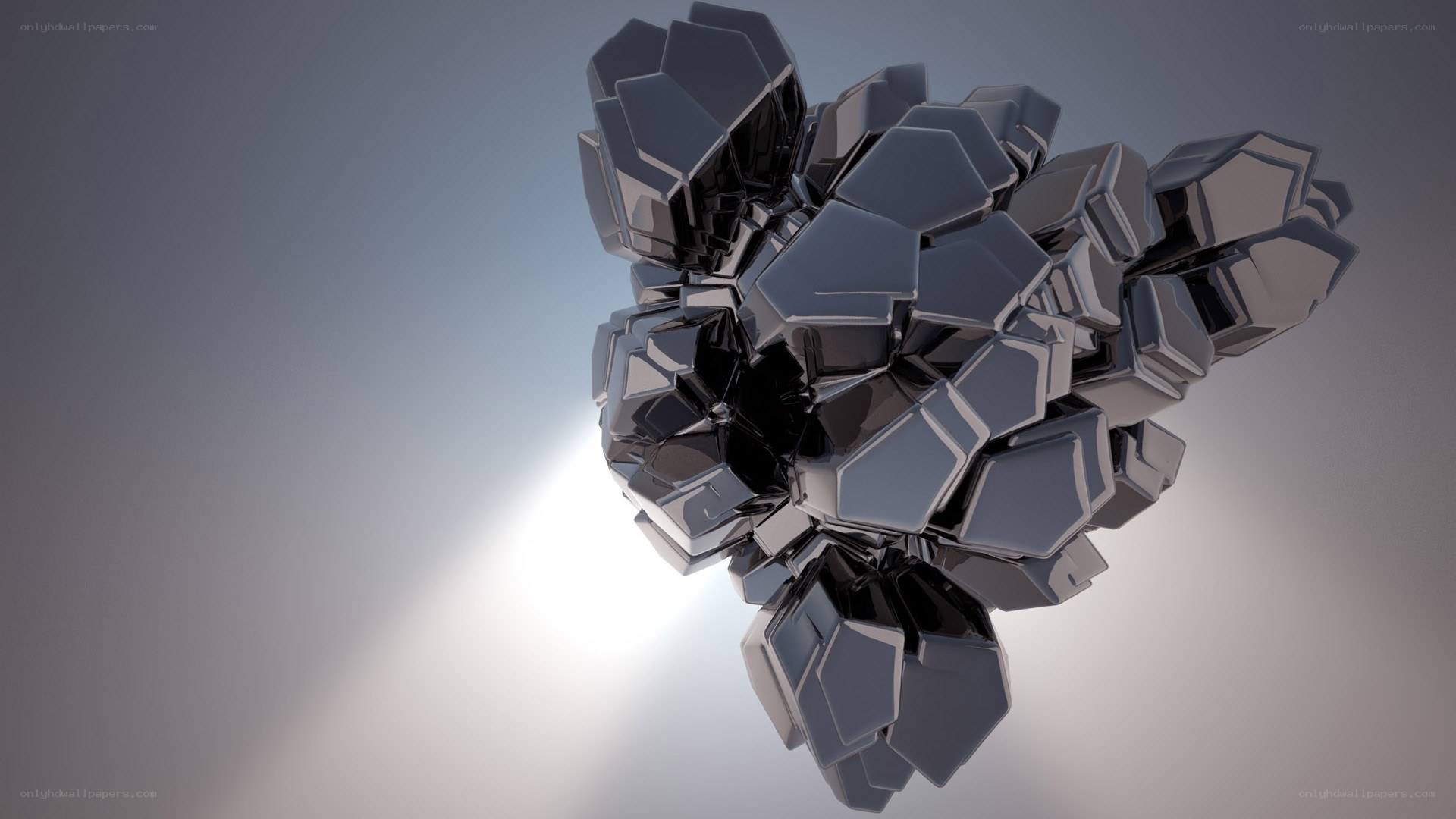 abstract metallic cluster