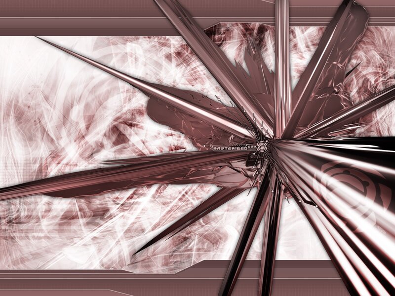 Abstract Metallic Explosion — Brown, Dramatic