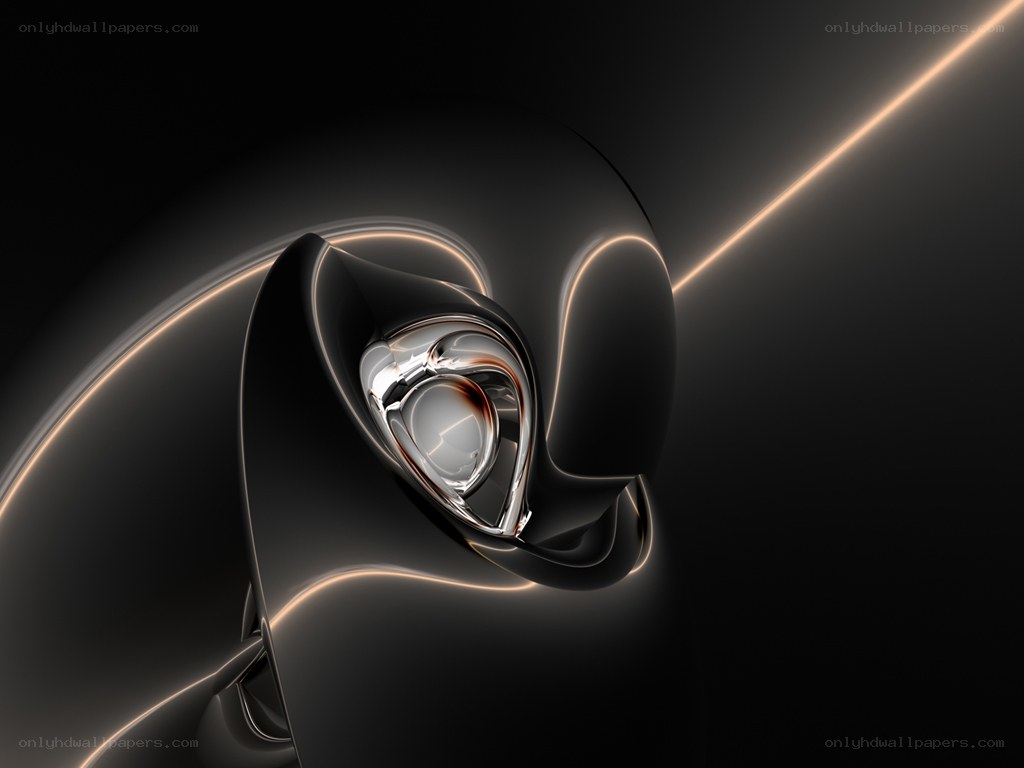 Abstract metallic sculpture