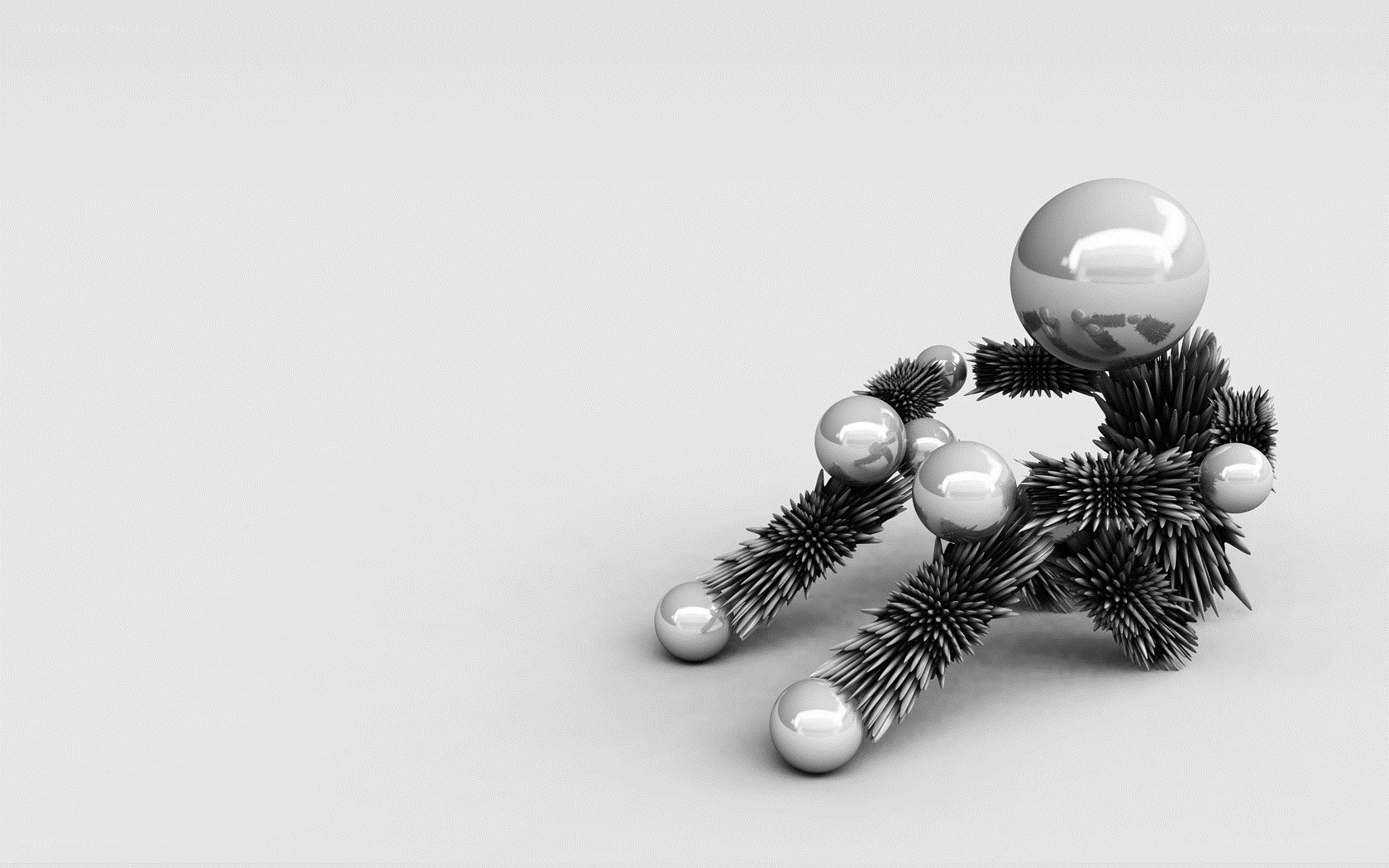 abstract metallic sculpture