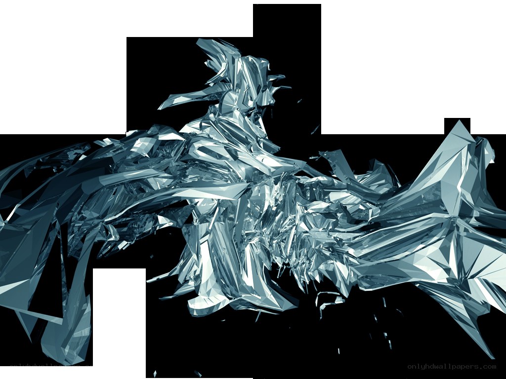 abstract metallic sculpture