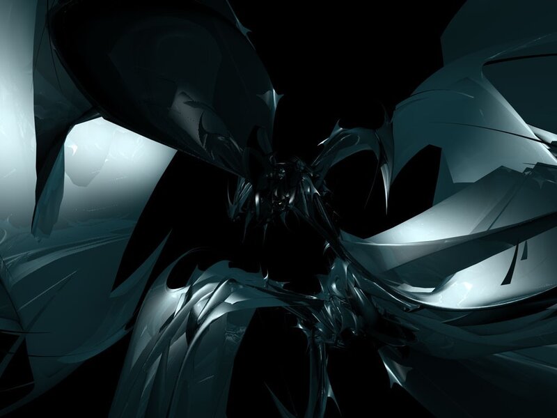 abstract metallic sculpture