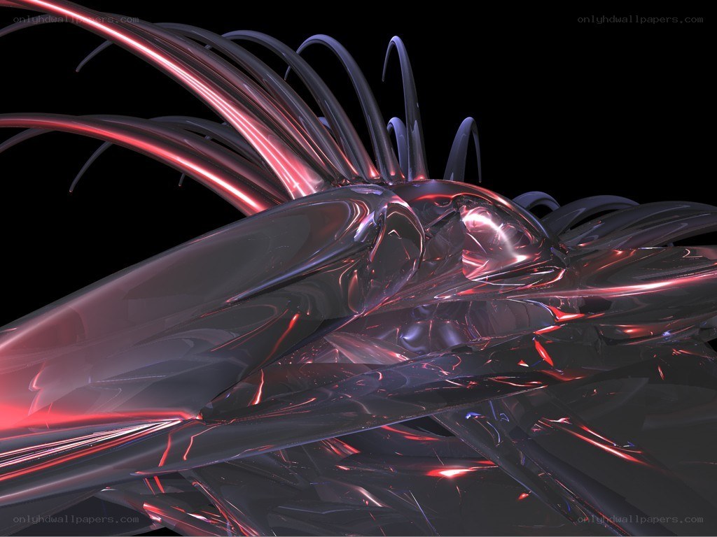 Abstract metallic sculpture