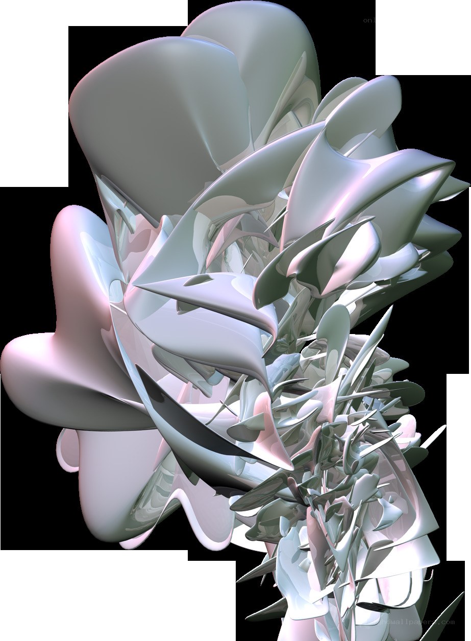 abstract metallic sculpture