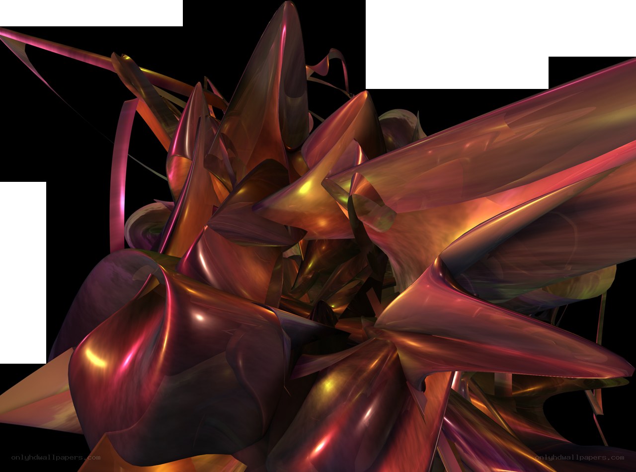 abstract metallic sculpture