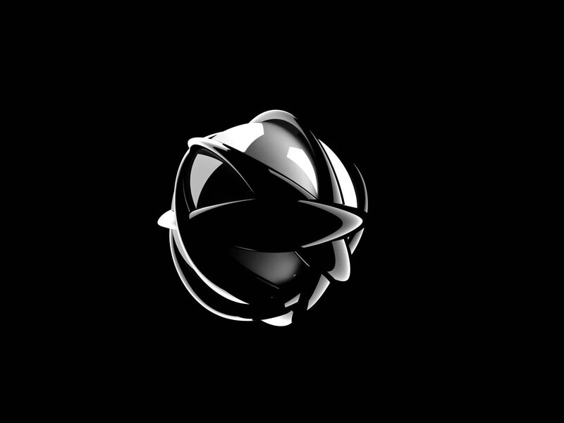 Abstract Metallic Sphere — 3d Render