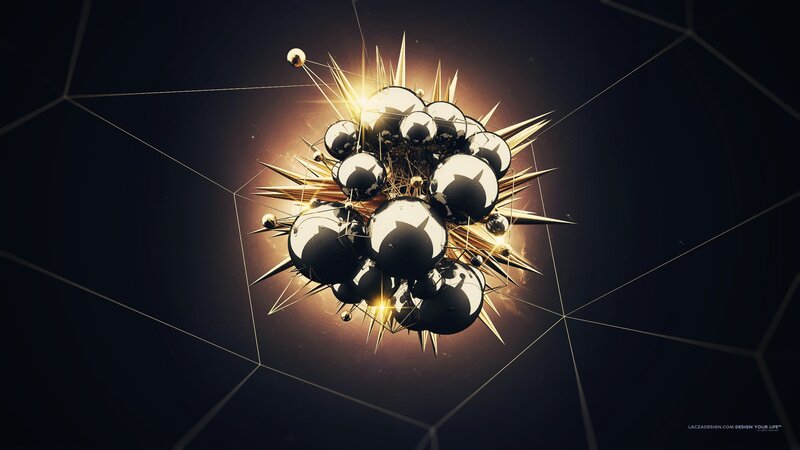 Abstract Metallic Sphere Cluster