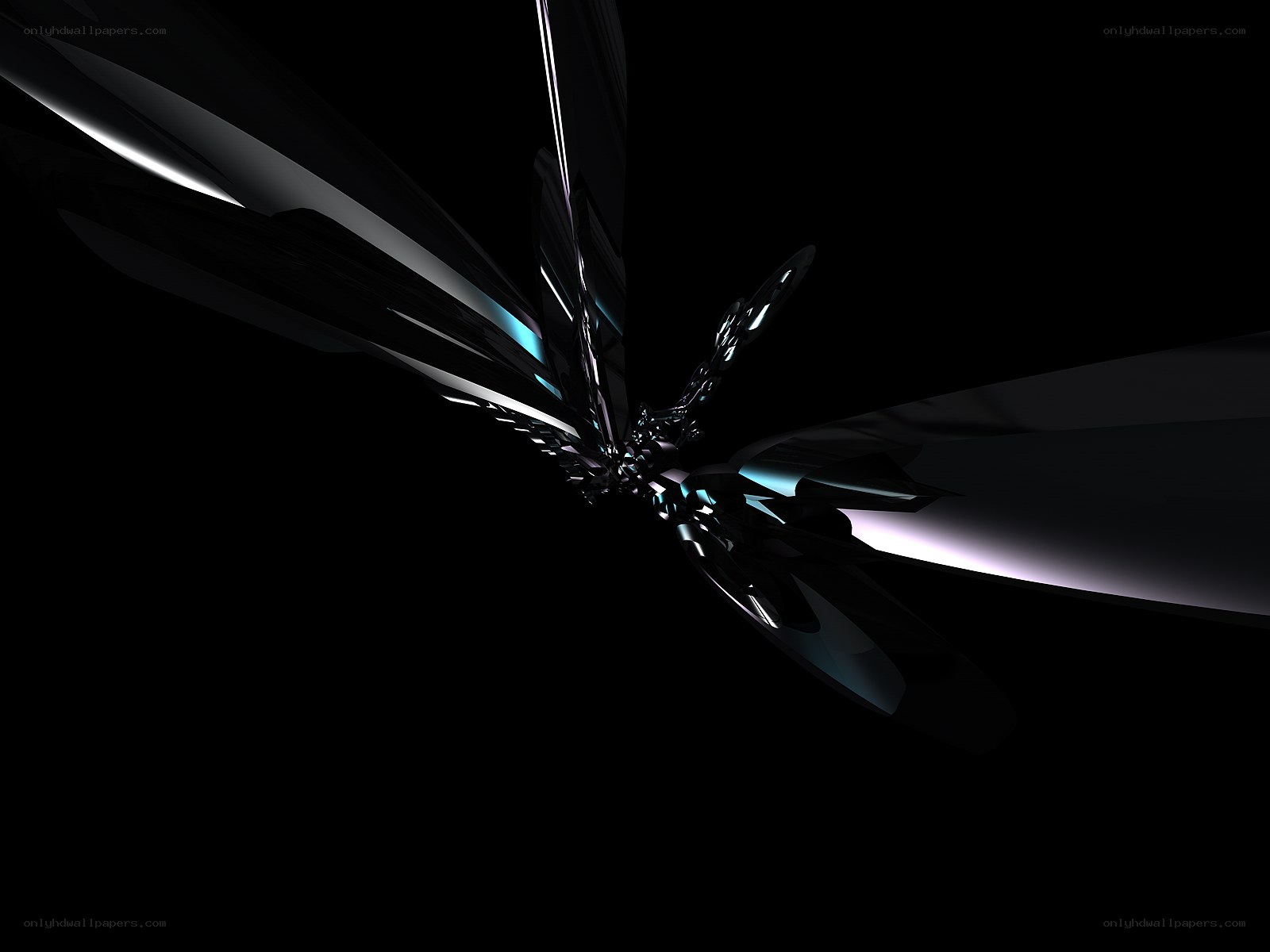 Abstract metallic structure