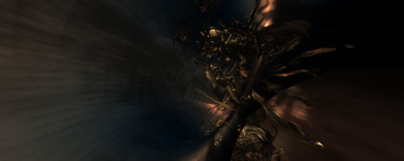 Abstract Metallic Structure — Black, Dramatic, 3d Render, Metallic Shards