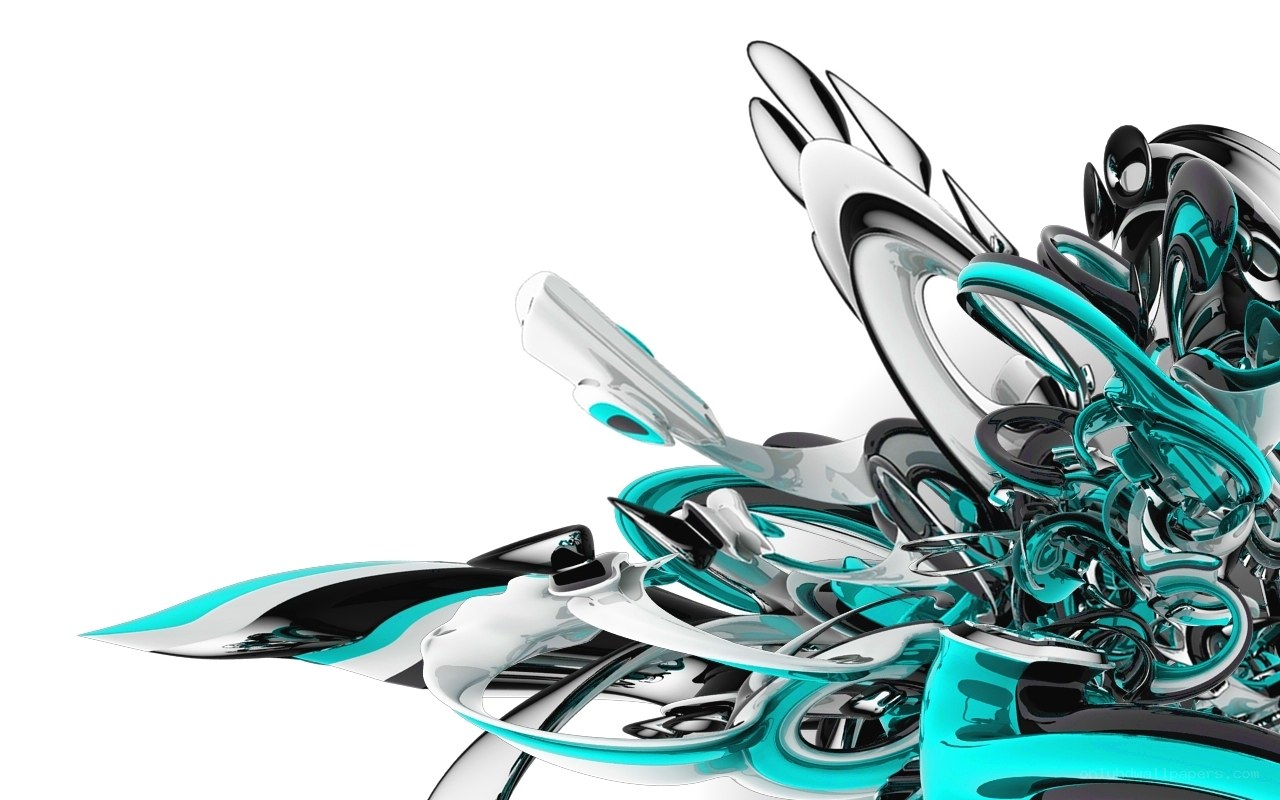 abstract metallic swirls