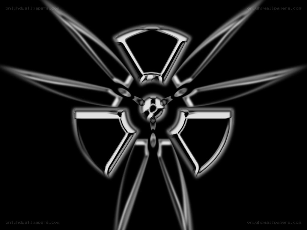 abstract metallic symbol design
