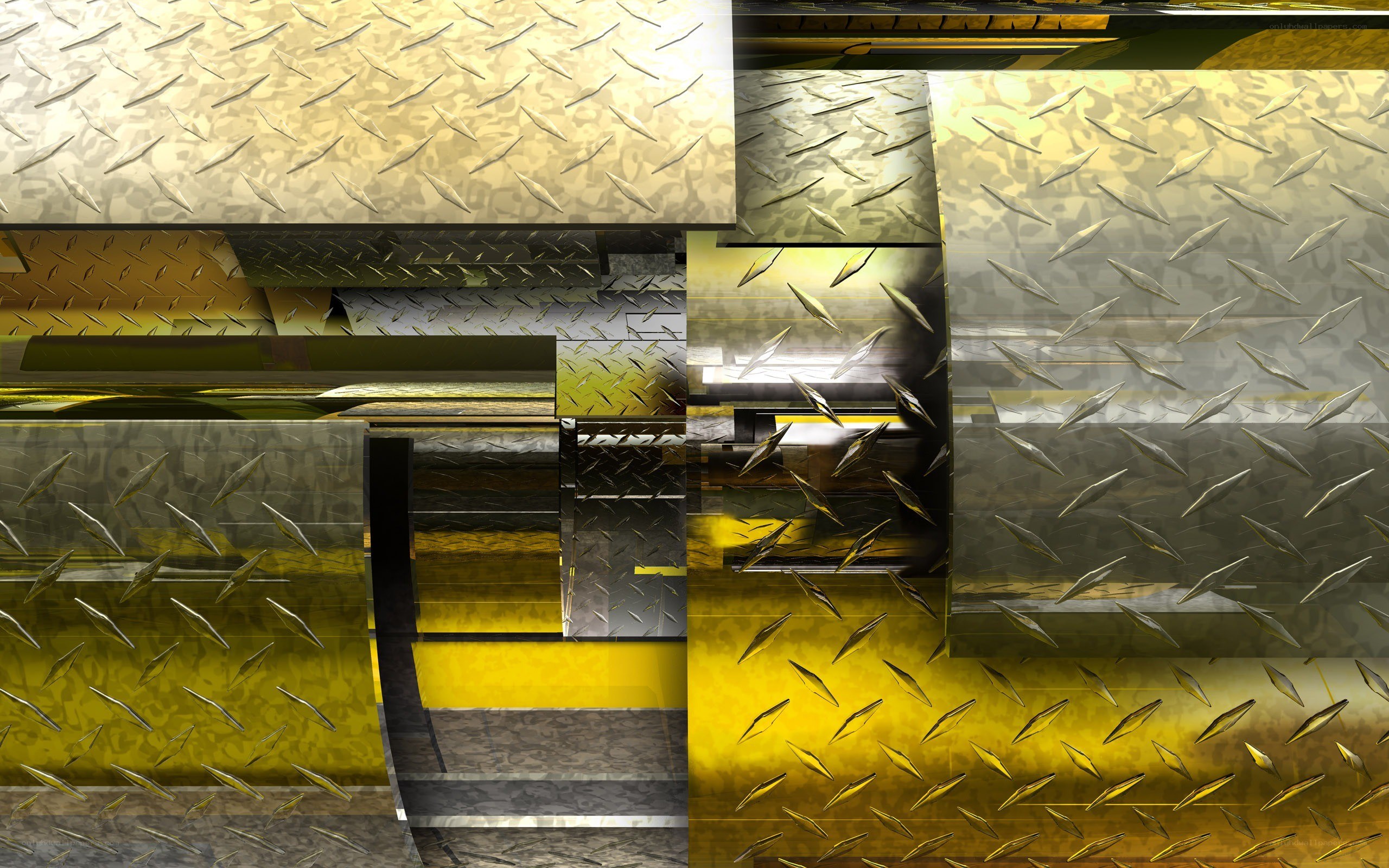 abstract metallic texture collage