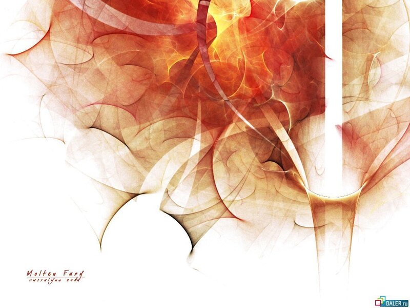 Abstract molten fury artwork