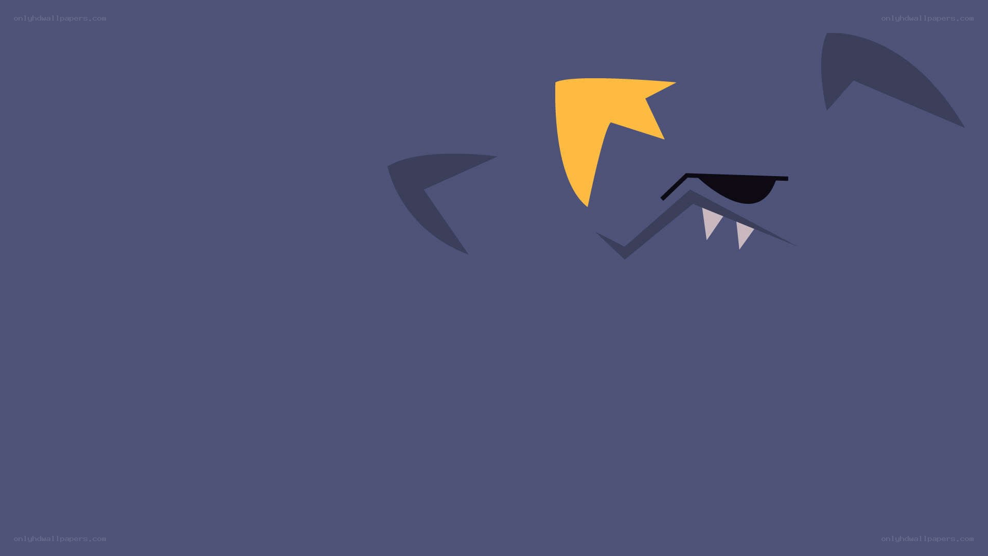 abstract monster face design