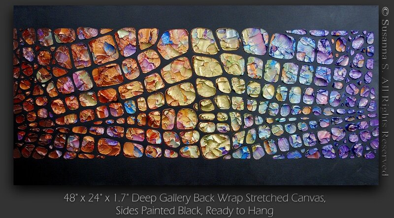 Abstract Mosaic Artwork