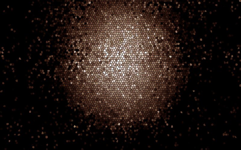 Abstract Mosaic Pattern — Brown, Dramatic