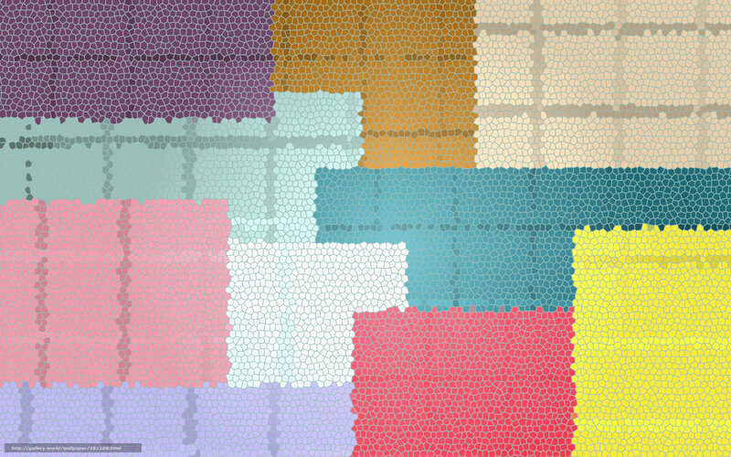 Abstract Mosaic Pattern — Purple