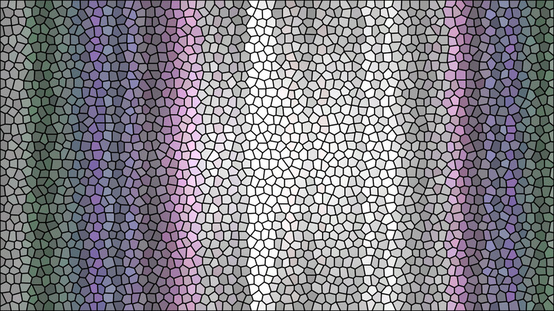 Abstract Mosaic Pattern — White