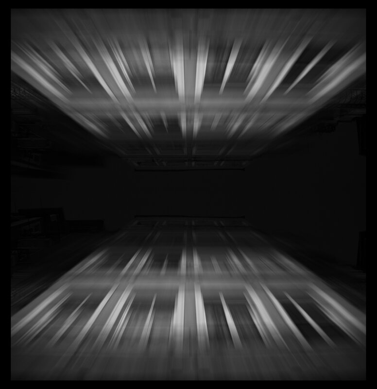 abstract motion blur corridor