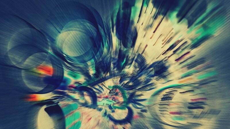 Abstract Motion Blur Pattern — Blue