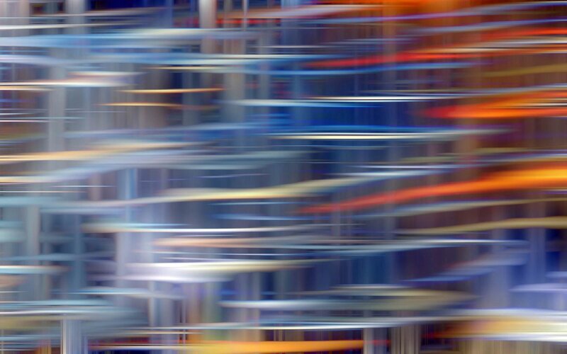 Abstract motion blur with vibrant colors