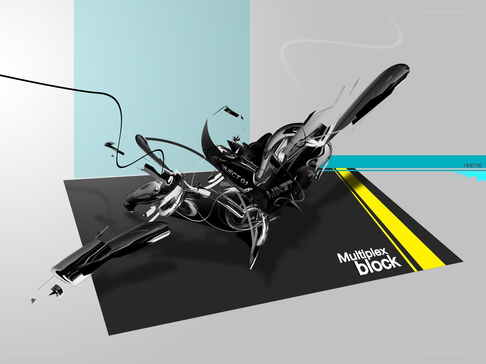 Abstract motorcycle design