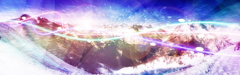 abstract mountain landscape