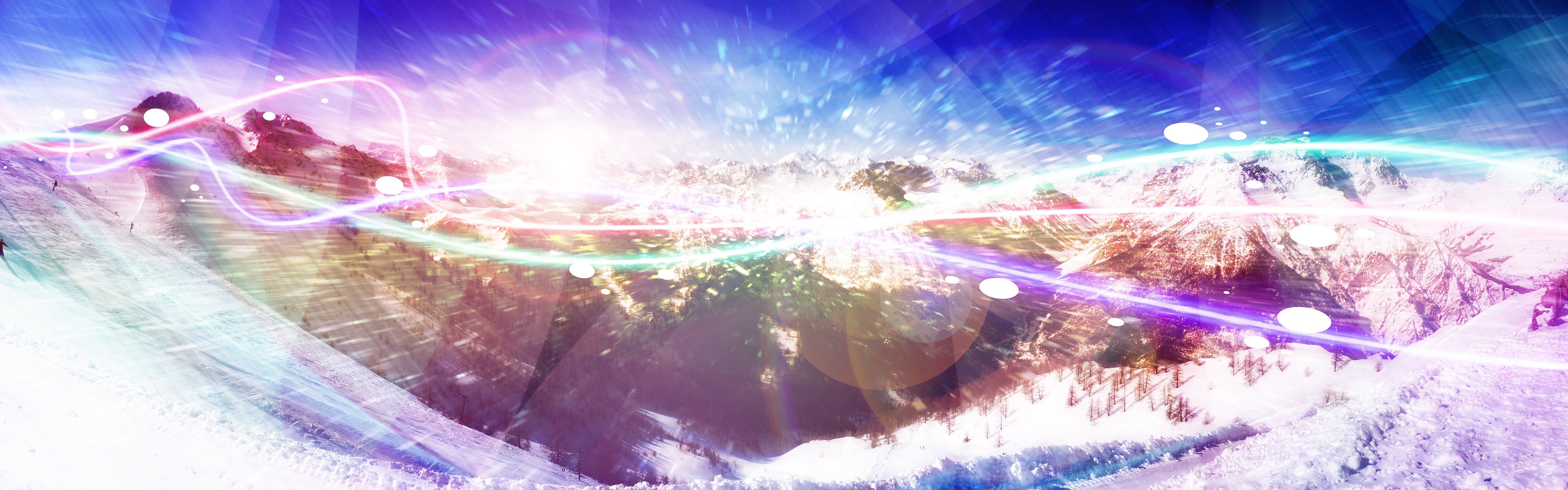 abstract mountain landscape