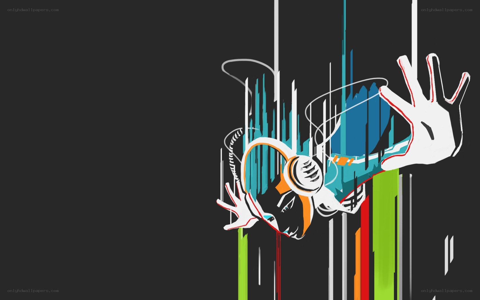 abstract music art illustration
