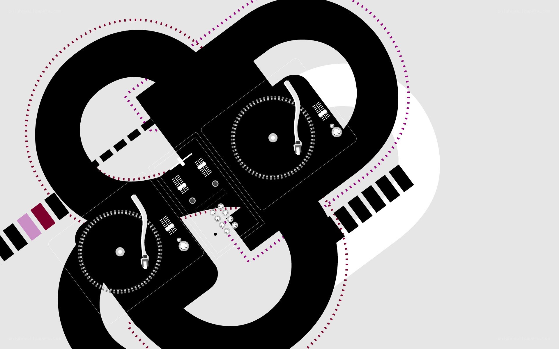 Abstract music equipment design
