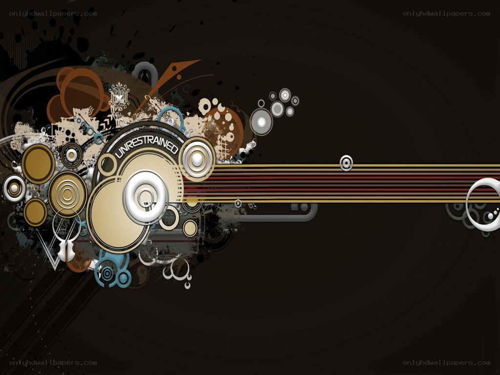 abstract music-themed design