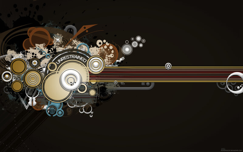 abstract music-themed design