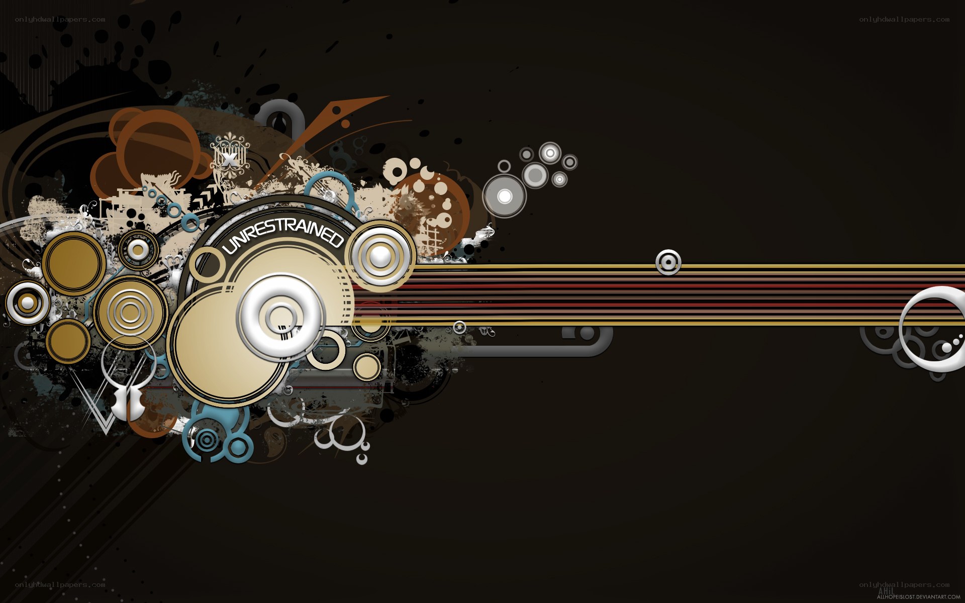 abstract music-themed design