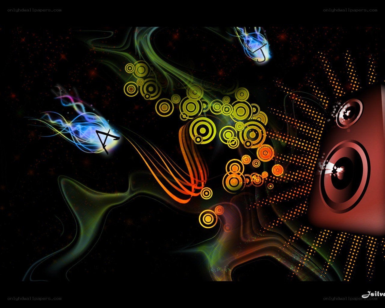 Abstract music visualizer