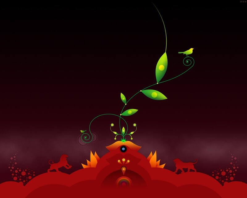 abstract nature illustration