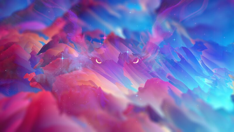 Abstract Nebula Landscape