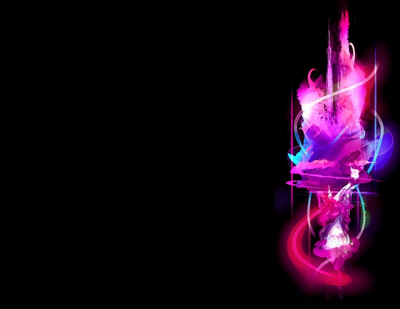 abstract neon light design