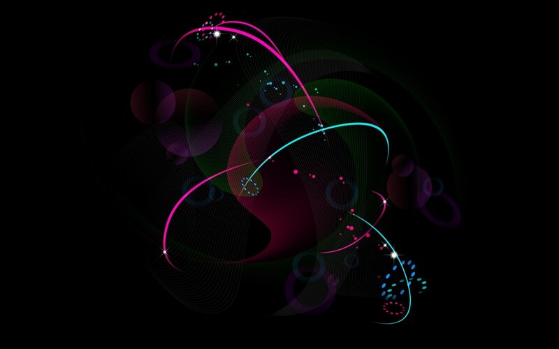 Abstract neon light design