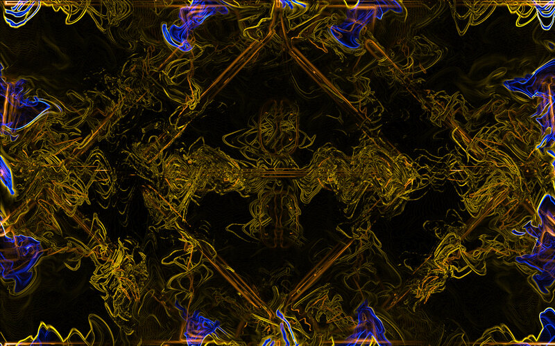 Abstract neon light patterns