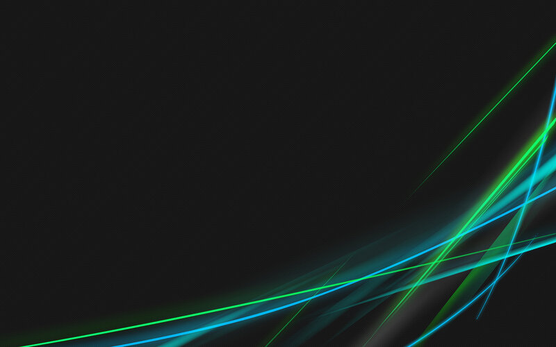 abstract neon lines on black