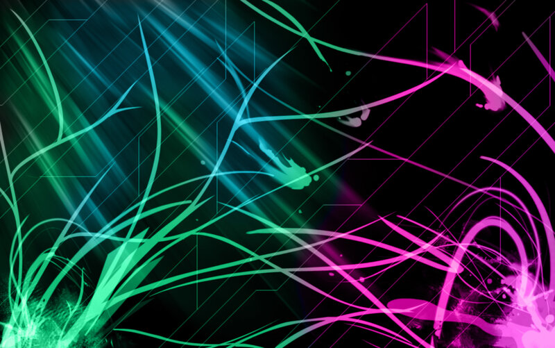 Abstract Neon Lines