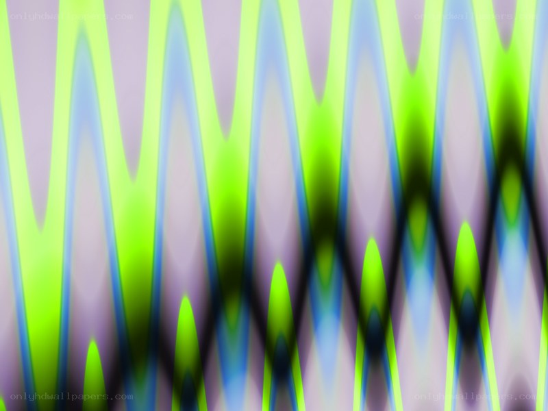 Abstract neon wave pattern