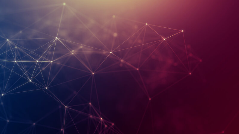 Abstract Network Pattern — Purple, Calm