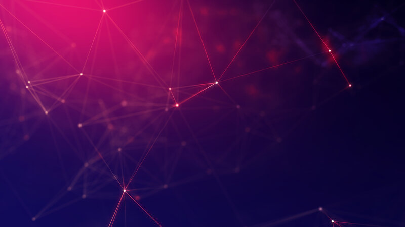 Abstract Network Pattern — Purple